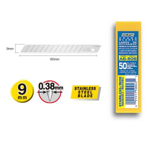 Dynamic Snap Off Blade 50pk