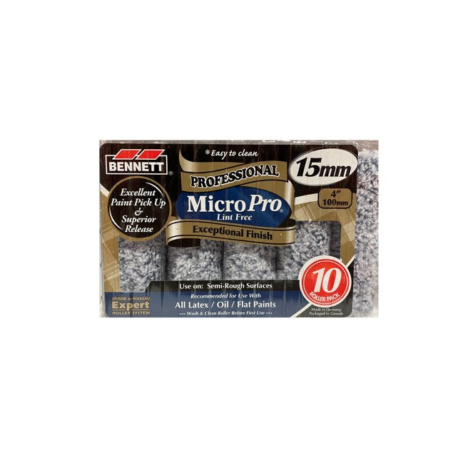 Bennett 10pk 4" MF Roller 15MM