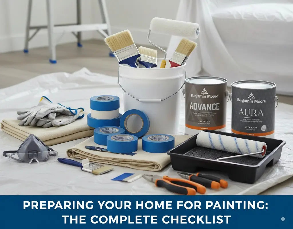Preparing Your Home for Painting: The Complete Checklist