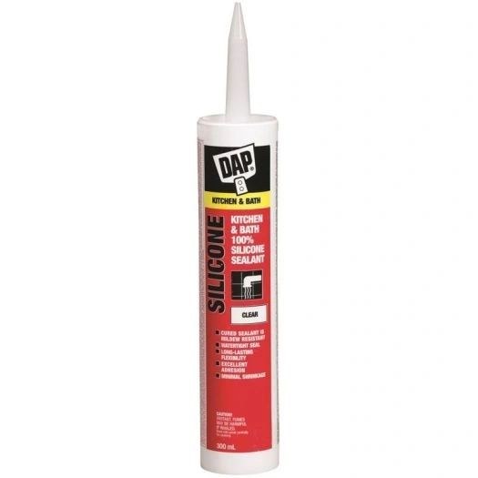 Dap Kitchen & Bath Silicone, Clear