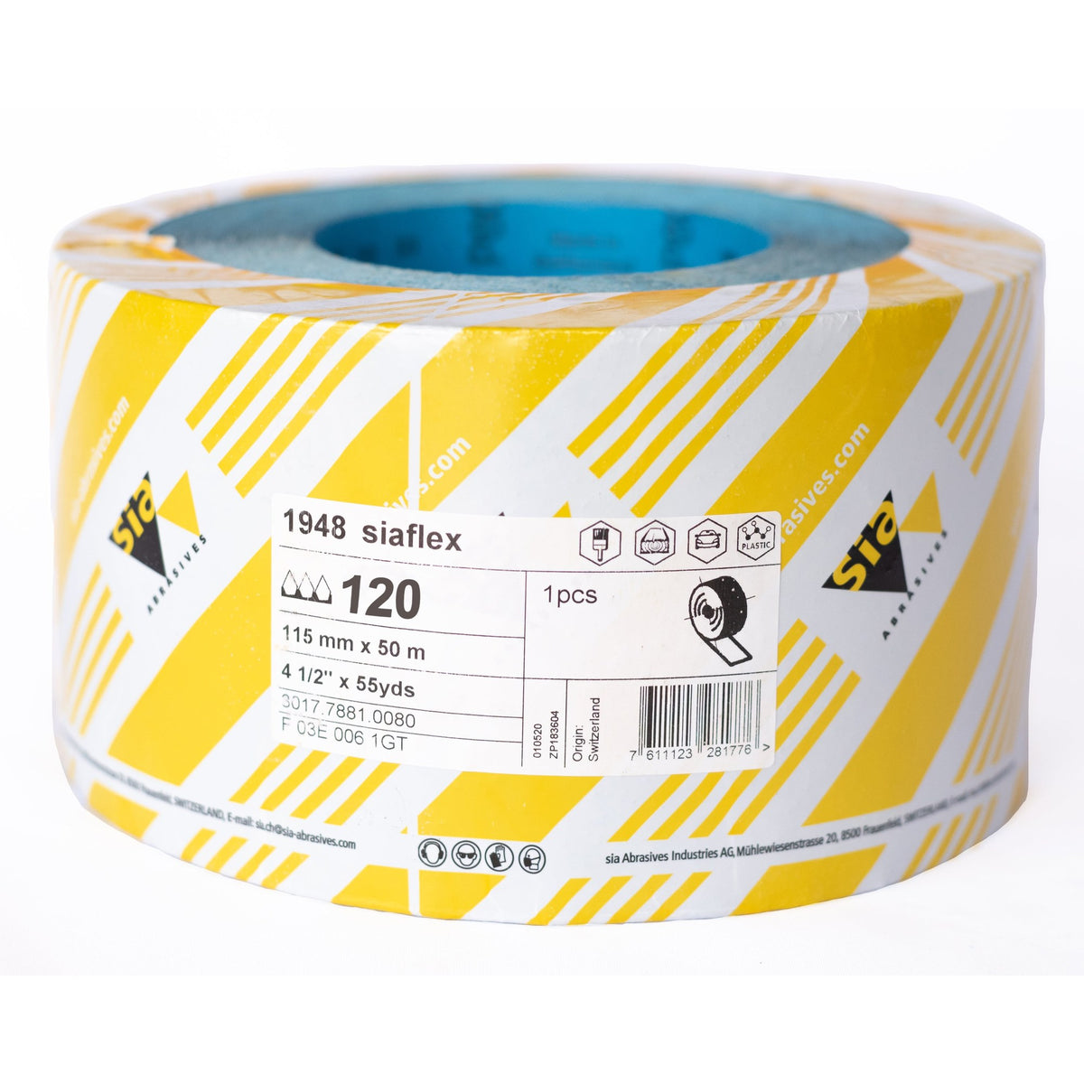 Sia 120 Grit Sandpaper Roll