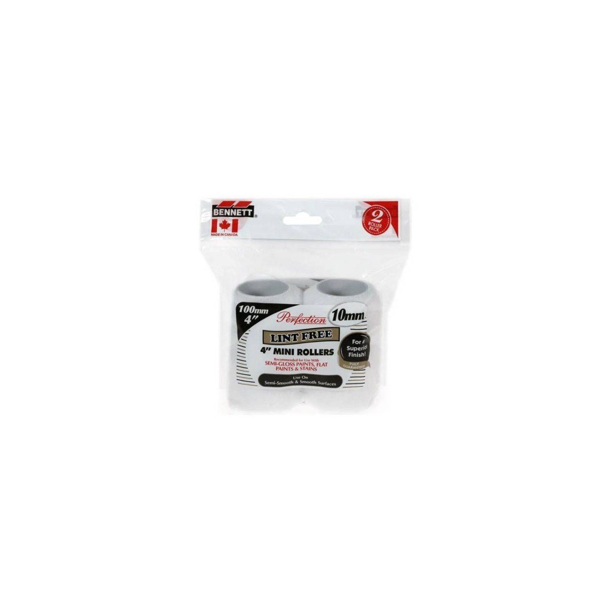 2 Pack 4" Lint Free 10mm