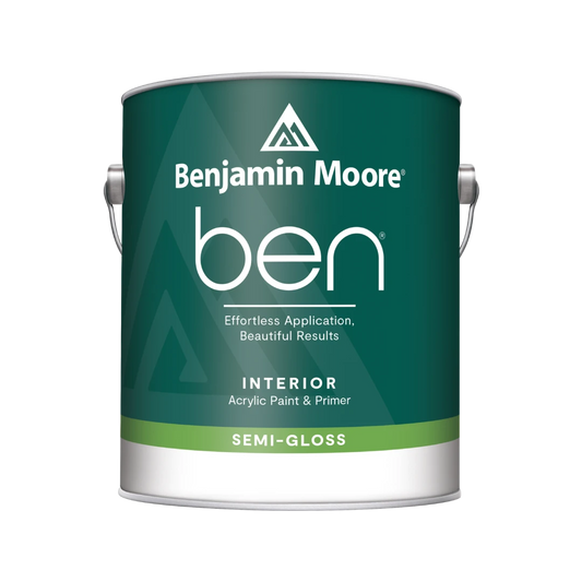 Ben Waterborne Interior Paint- Semi-Gloss F627